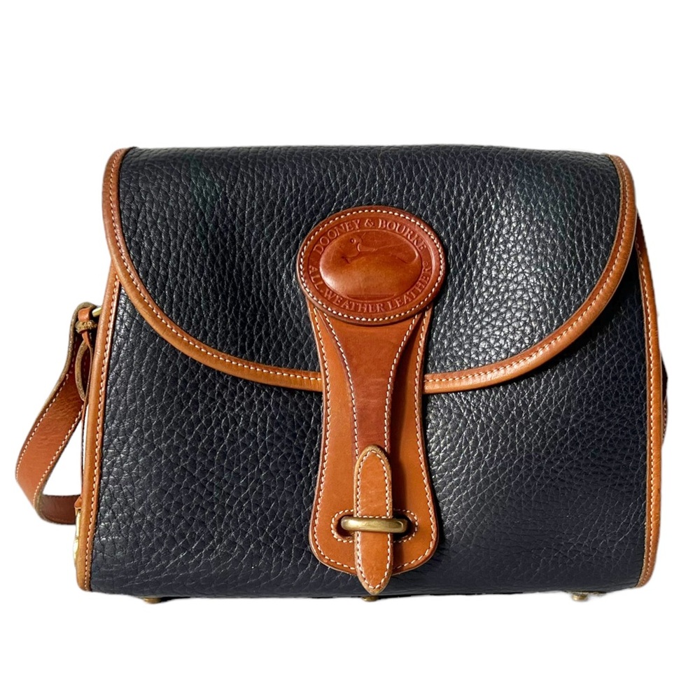 Dooney & Bourke Vintage/Brown Navy Medium Essex Bag
